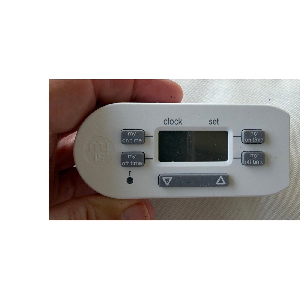 MyTouchSmart 36253 Digital Indoor Plug-In Timer White 15A 1875W Programmable